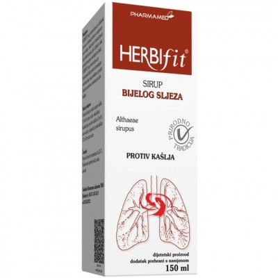 HERBIfit sirup bijeli sljez 150 ml