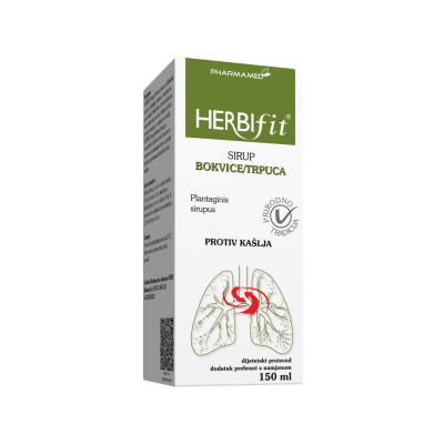 HERBIfit sirup bokvica/trputac 150 ml