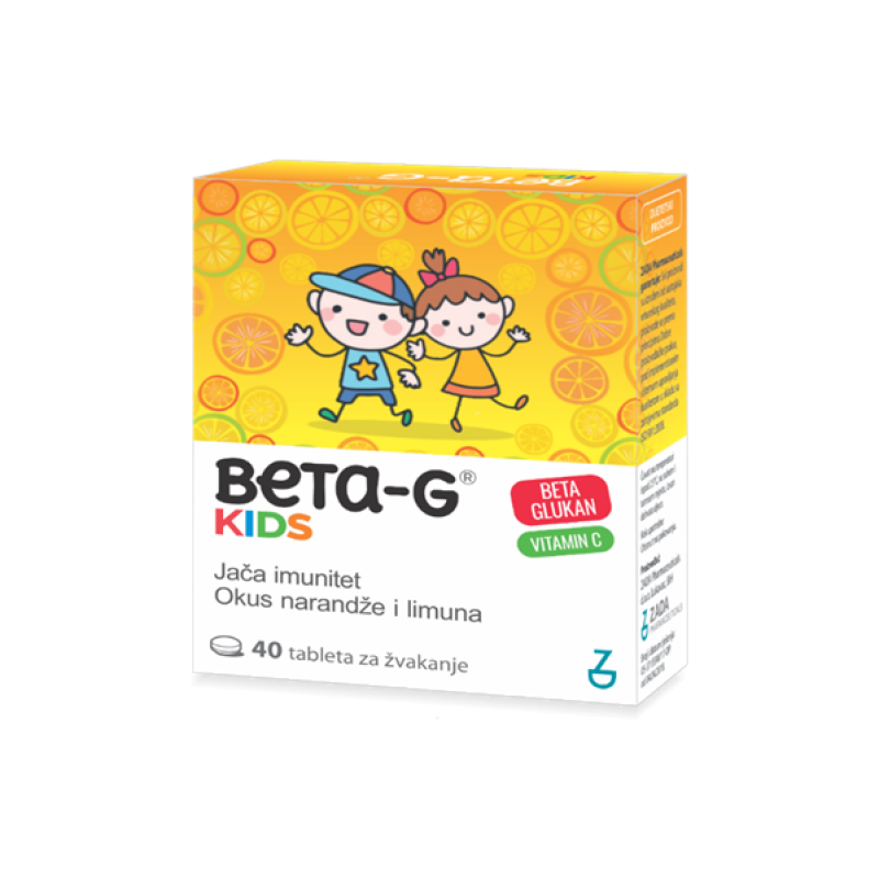 BETA-G Kids tablete za žvakanje