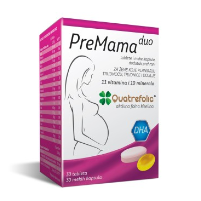 PreMama duo Quatrefolic 30tbl & 30 cps