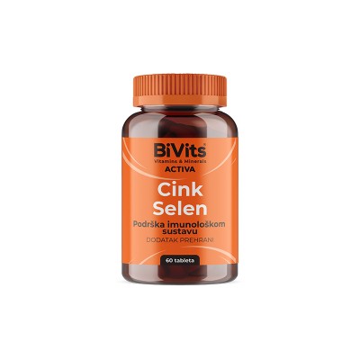 Bivits activa Cink i Selen a 60 tableta