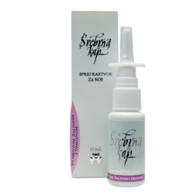 Srebrna kap sprej za nos 20 ml