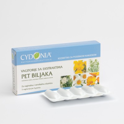 Cydonia vagitorije sa ekstraktima pet biljaka a5