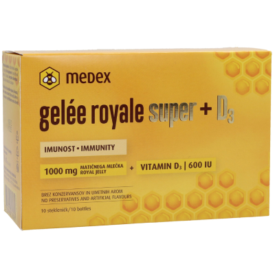 Gelee royal super +D3 a 16 bočica