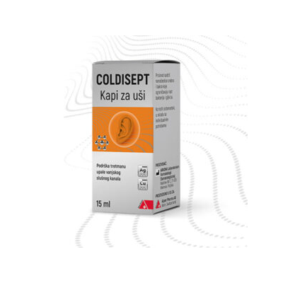 Coldisept kapi za uši 15ml