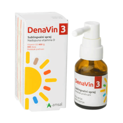 Denavin sublingvalni sprej 400IJ 20ml