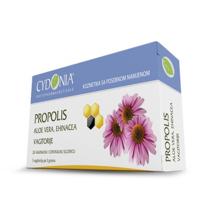 Cydonia vagitorije sa propolisom, aloe vera, ehinacea a 5