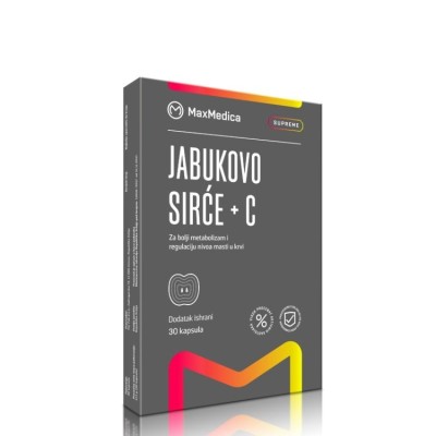 Jabukovo sirće + vitamin C cps A30