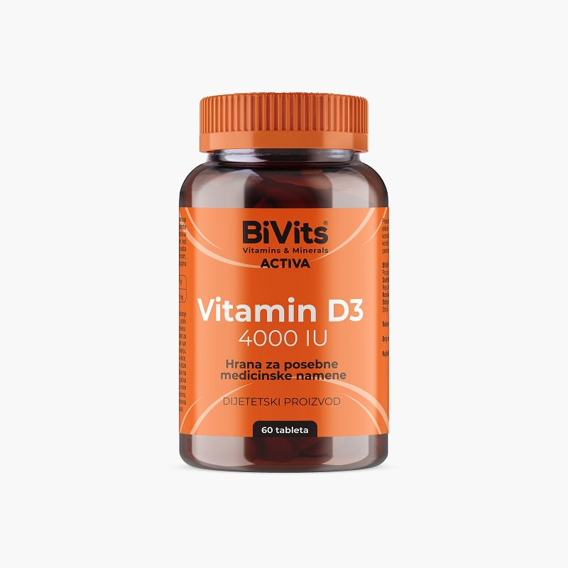 Bivits activa Vitamin D3 4000 IU a 60 tableta