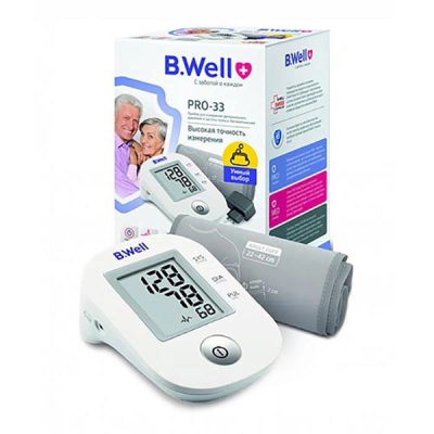 B.Well  Digitalni aparat za mjerenje krvnog pritiska PRO-33