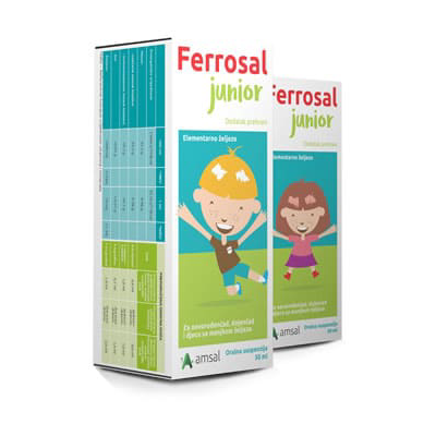 Ferrosal junior oralna suspenzija 50ml