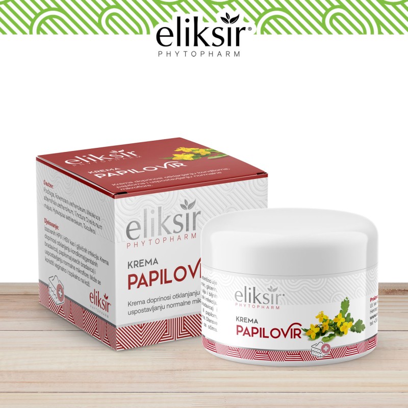 Eliksir Papilovir  krema za bradavice i papilome a 50 ml