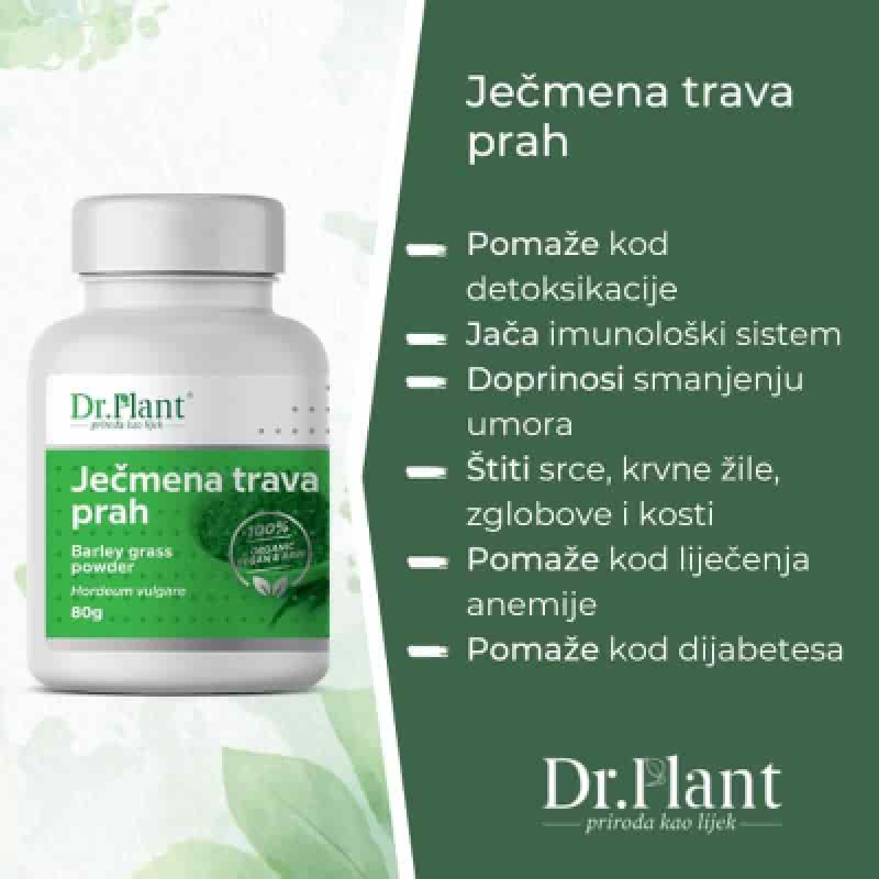 BIO Ječmena trava u prahu 80g
