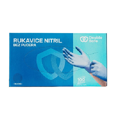 Rukavice nitril bez pudera A100