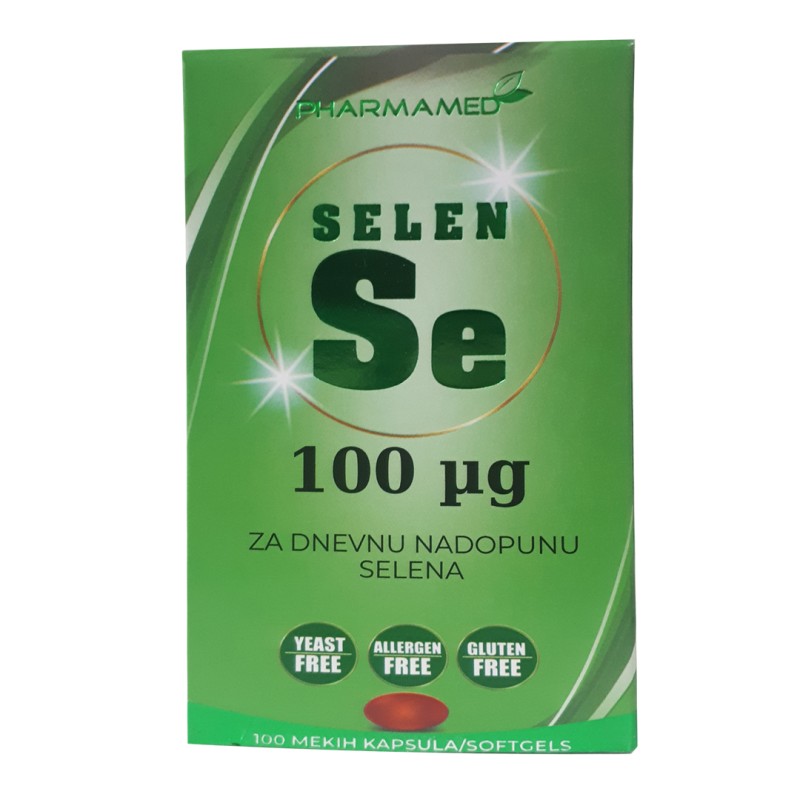 Selen meke kapsule 100 µg a 100