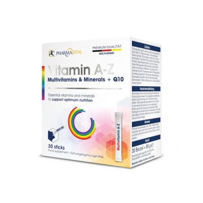 Pharmavital Vitamini A-Z +lutein+Q10 (multivitamini i minerali) kesice a 30