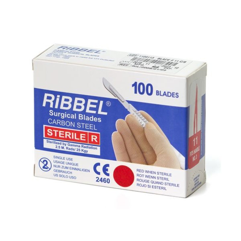 Skalpel hiruški bez drške Ribbel br.21