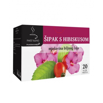Pharmamed čaj šipak s hibiskusom filet a 20