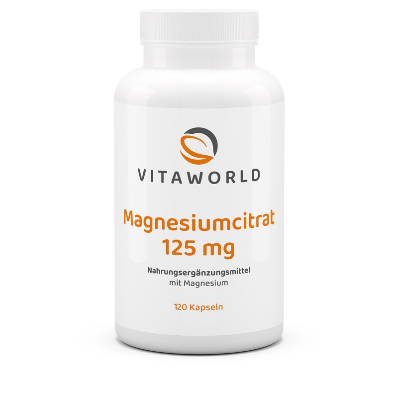 Vitaworld Mg citrat 125mg kapsule a120