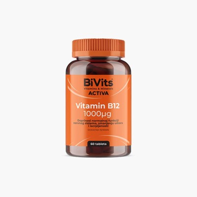 Bivits activa Vitamin B12 1000µg a 60 tableta