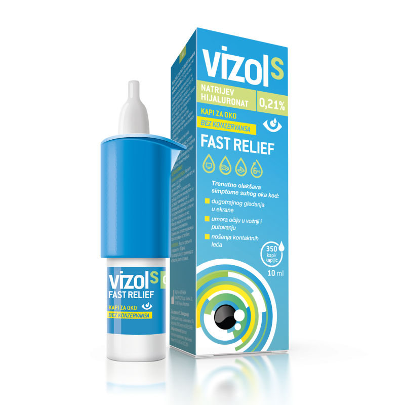 Vizol S fast relief a 10ml